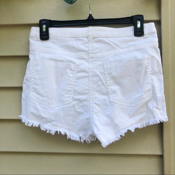 High Waisted Jean Shorts - Picture 3 of 5